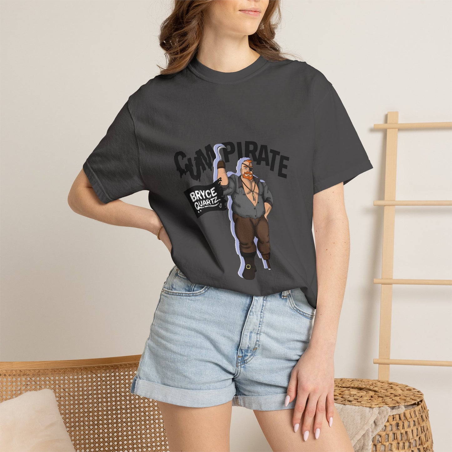 Alt-Cum Pirate Graphic T-Shirt