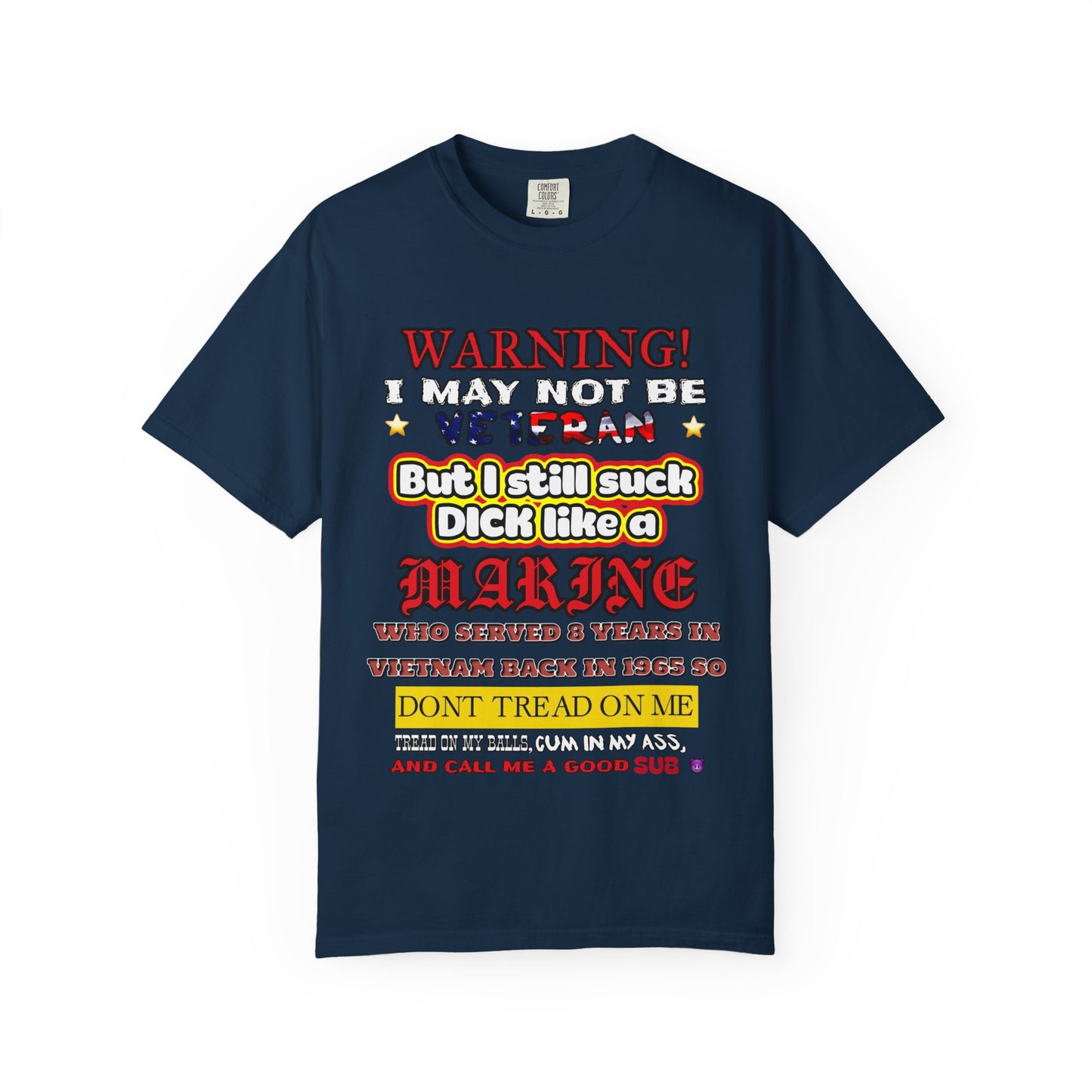 WARNING! Horny Veteran Graphic T-Shirt