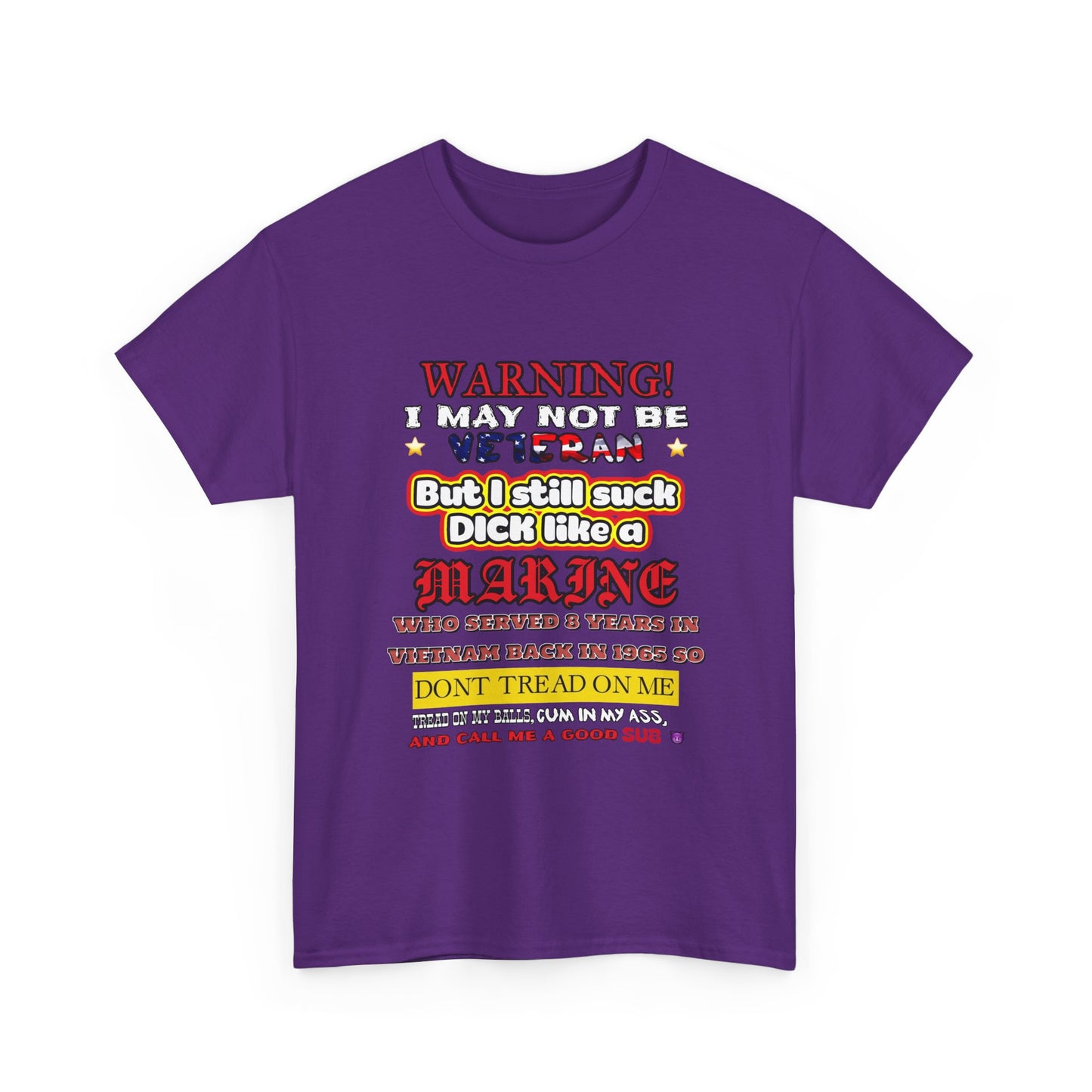 WARNING! Horny Veteran Graphic T-Shirt