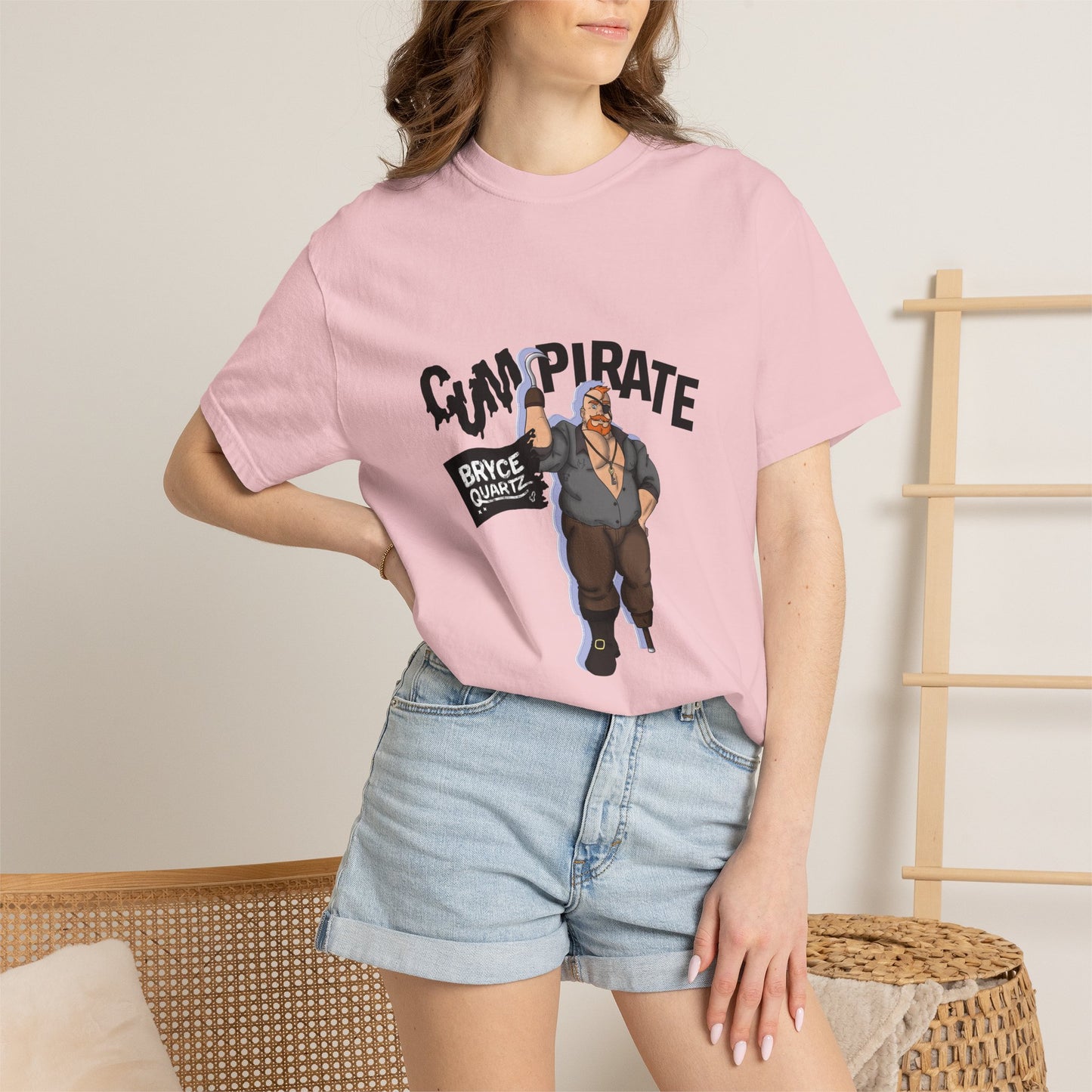Alt-Cum Pirate Graphic T-Shirt