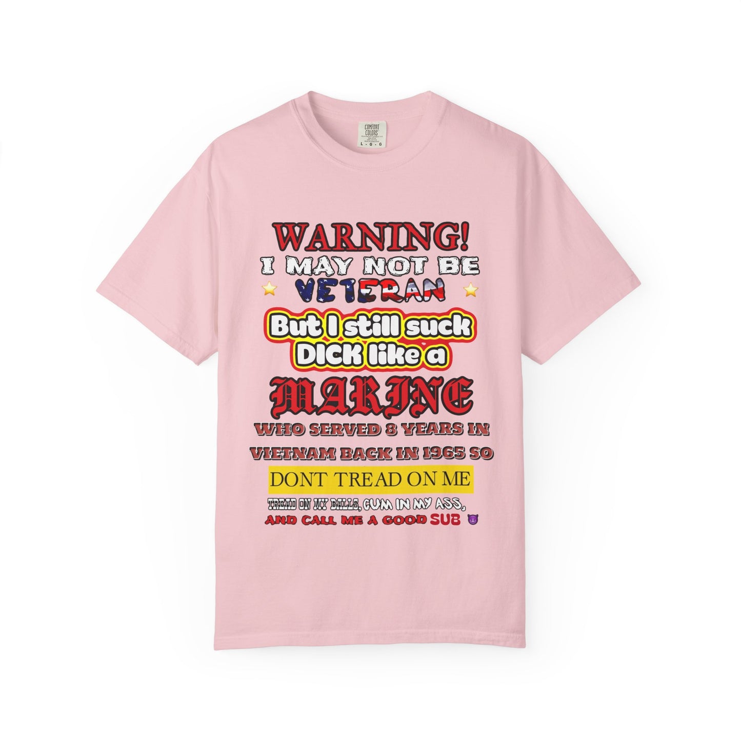 WARNING! Horny Veteran Graphic T-Shirt