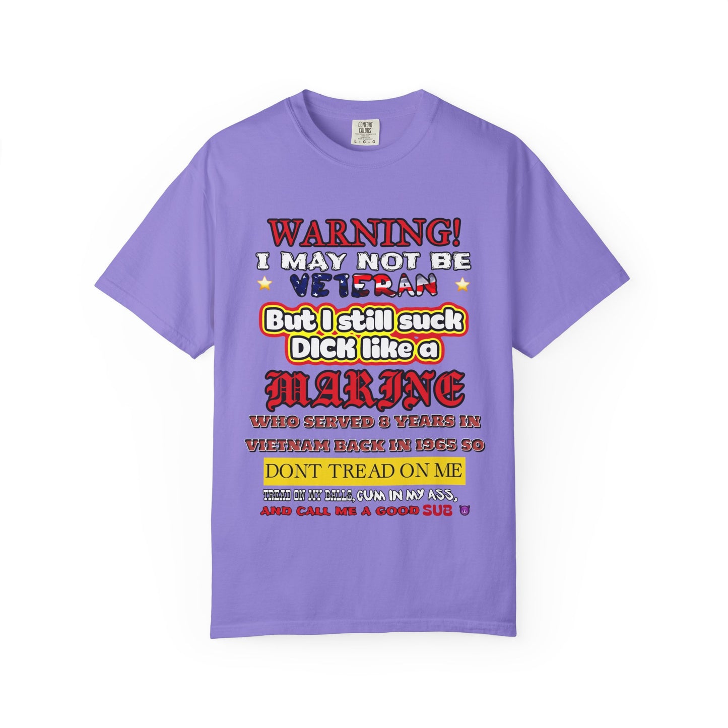 WARNING! Horny Veteran Graphic T-Shirt