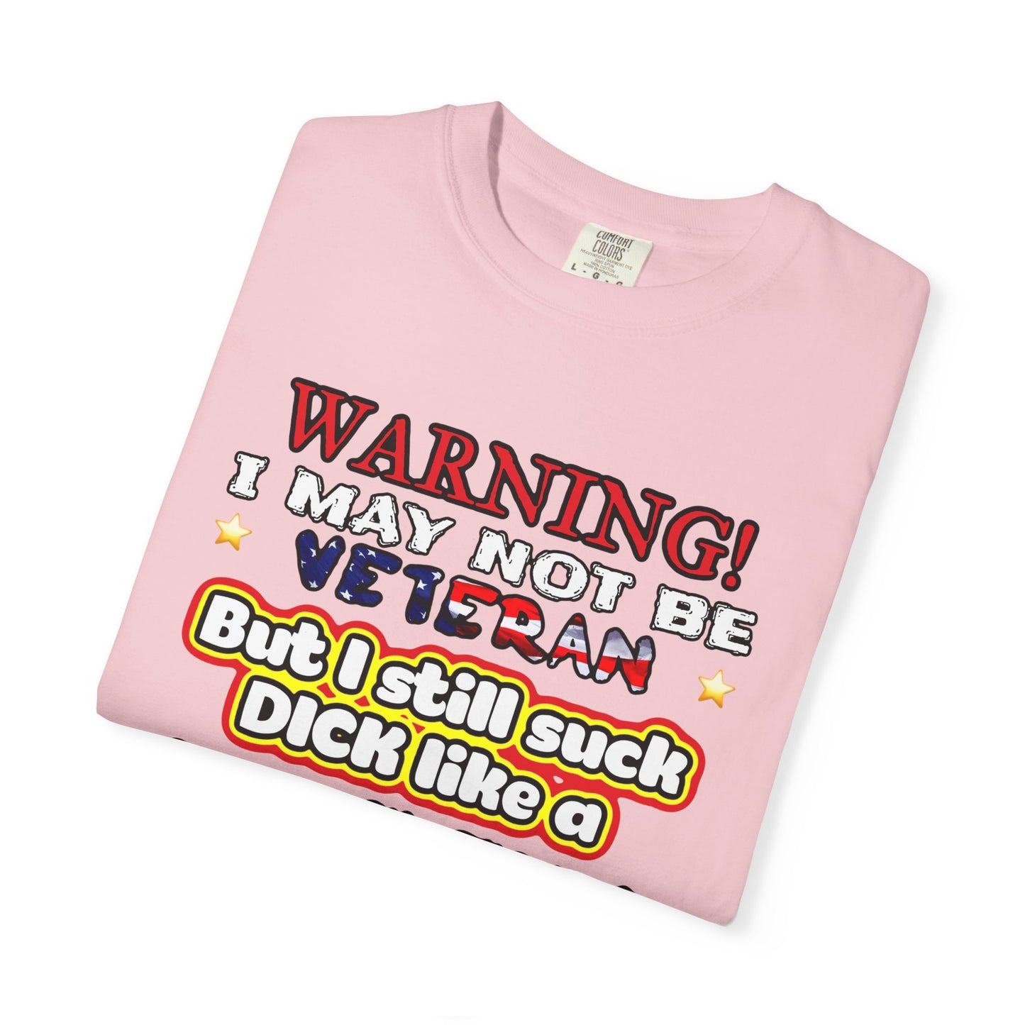 WARNING! Horny Veteran Graphic T-Shirt