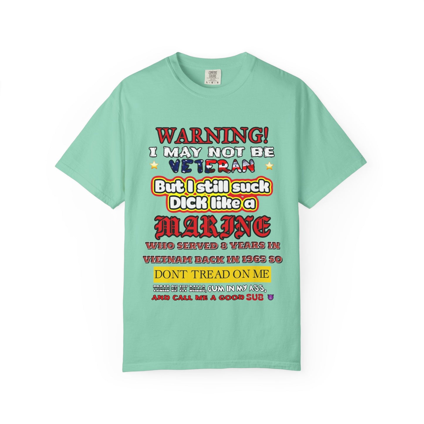 WARNING! Horny Veteran Graphic T-Shirt