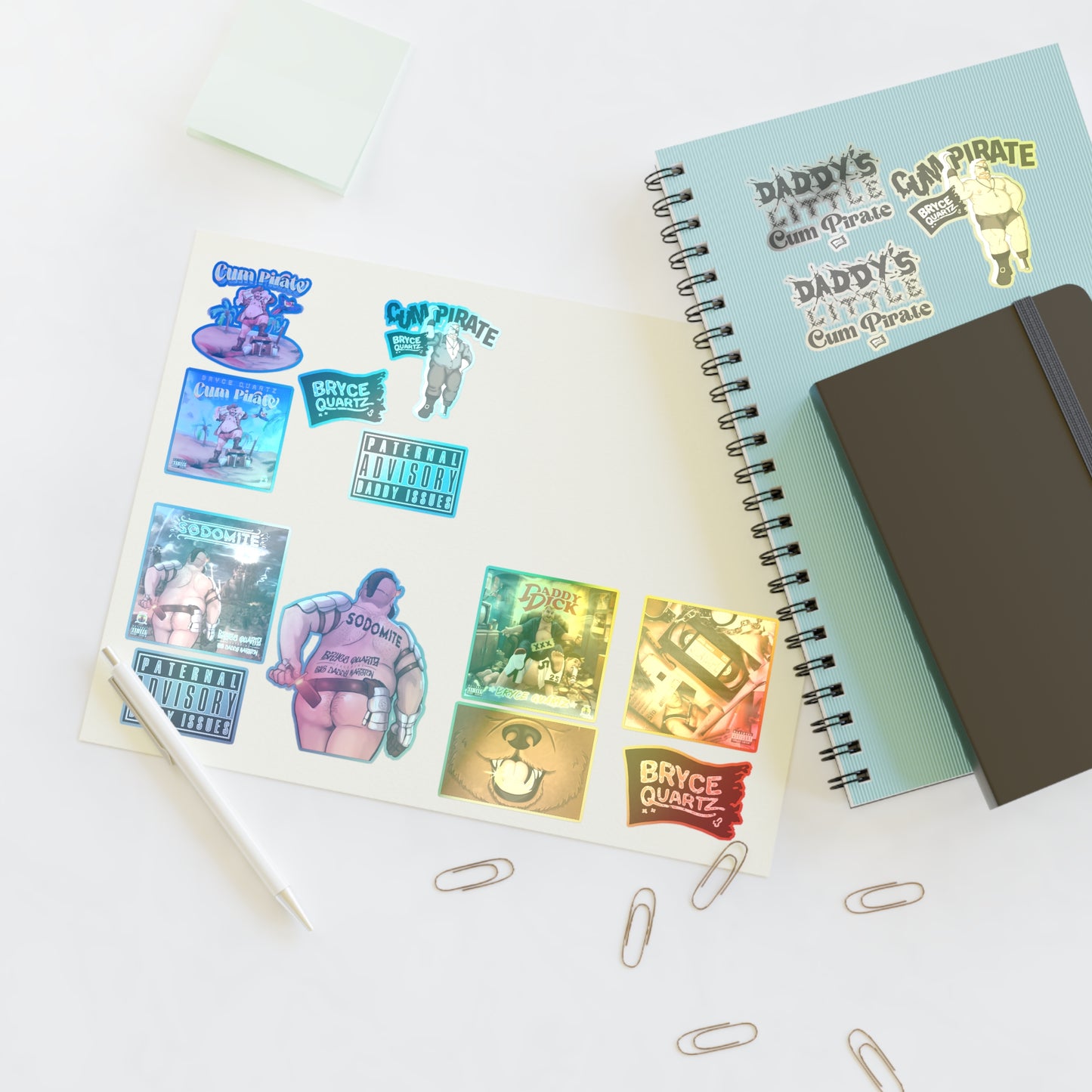 Bryce Quartz Sticker Set