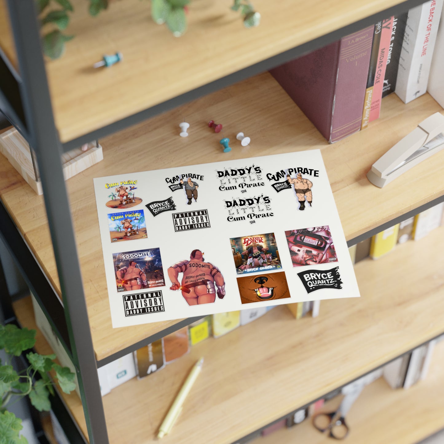 Bryce Quartz Sticker Set