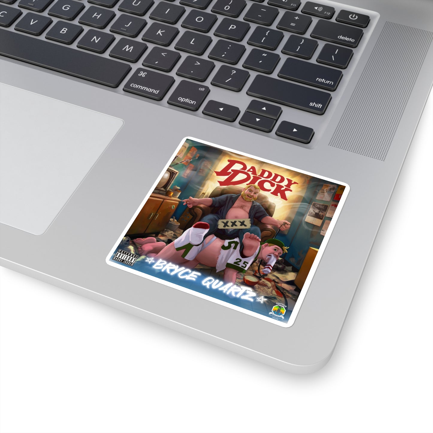 Daddy Dick Cover Art Sticker