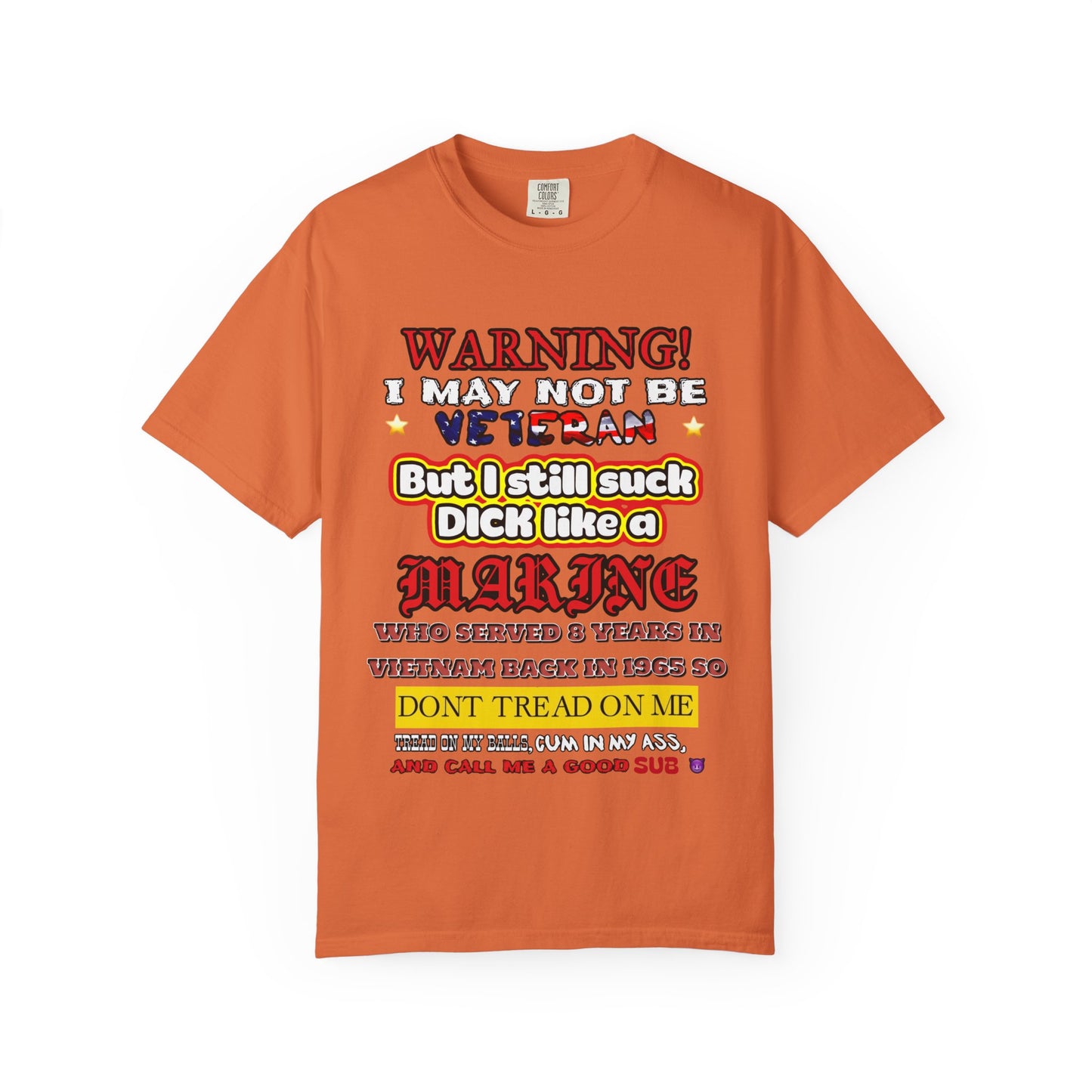 WARNING! Horny Veteran Graphic T-Shirt