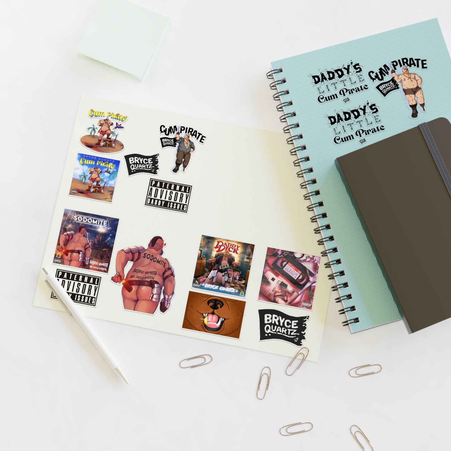Bryce Quartz Sticker Set