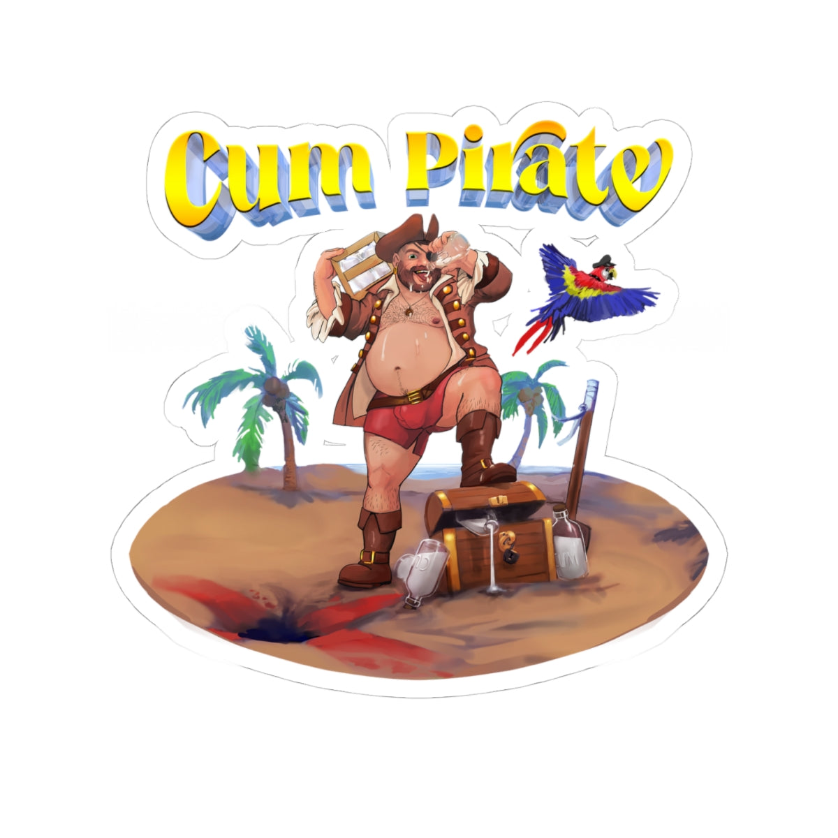 OG Cum Pirate Sticker