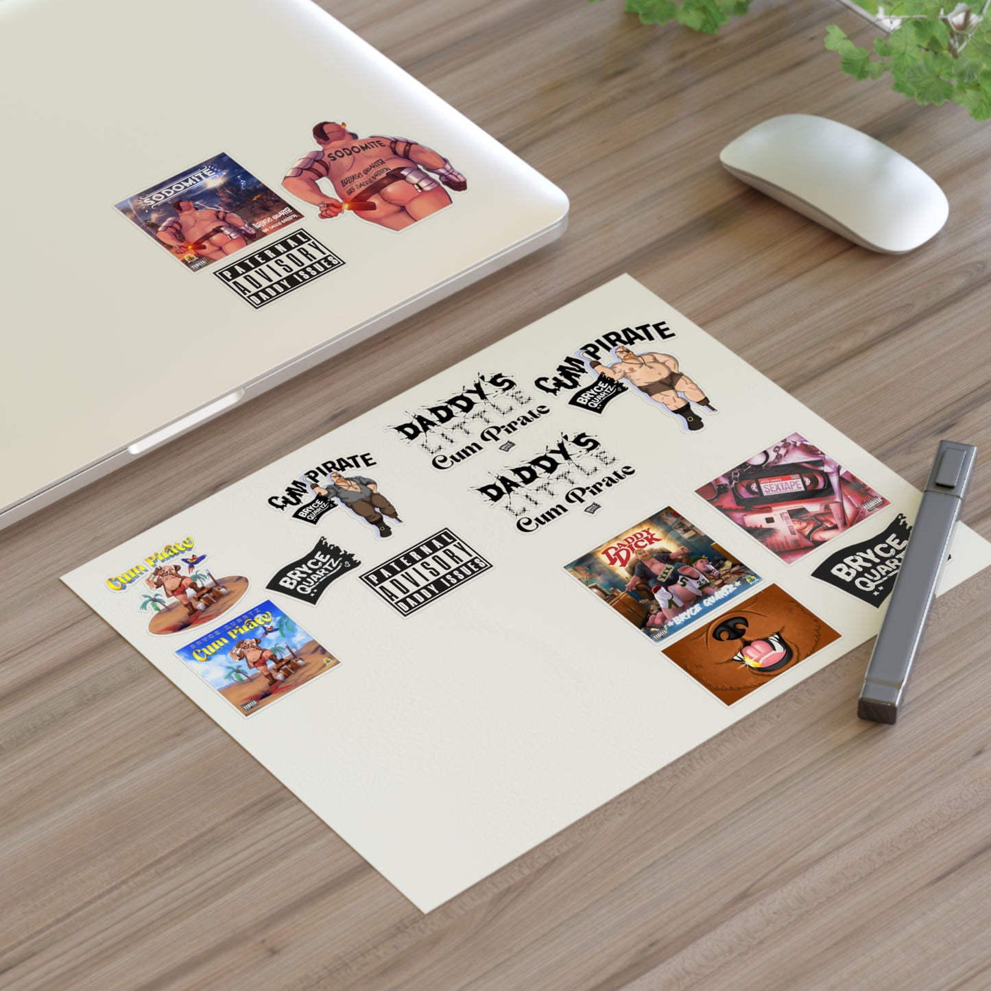 Bryce Quartz Sticker Set