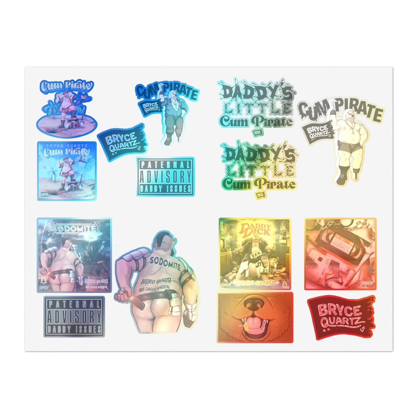 Bryce Quartz Sticker Set