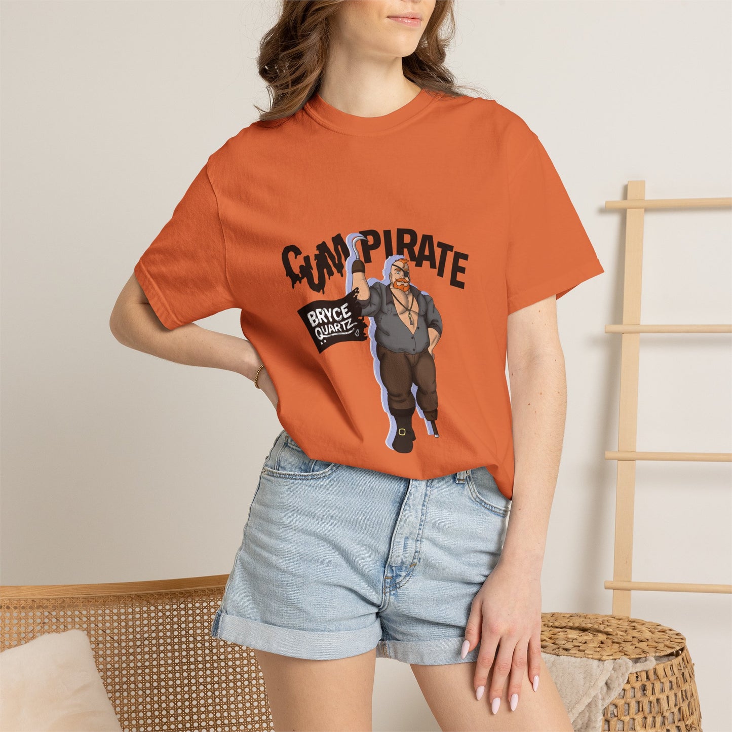 Alt-Cum Pirate Graphic T-Shirt