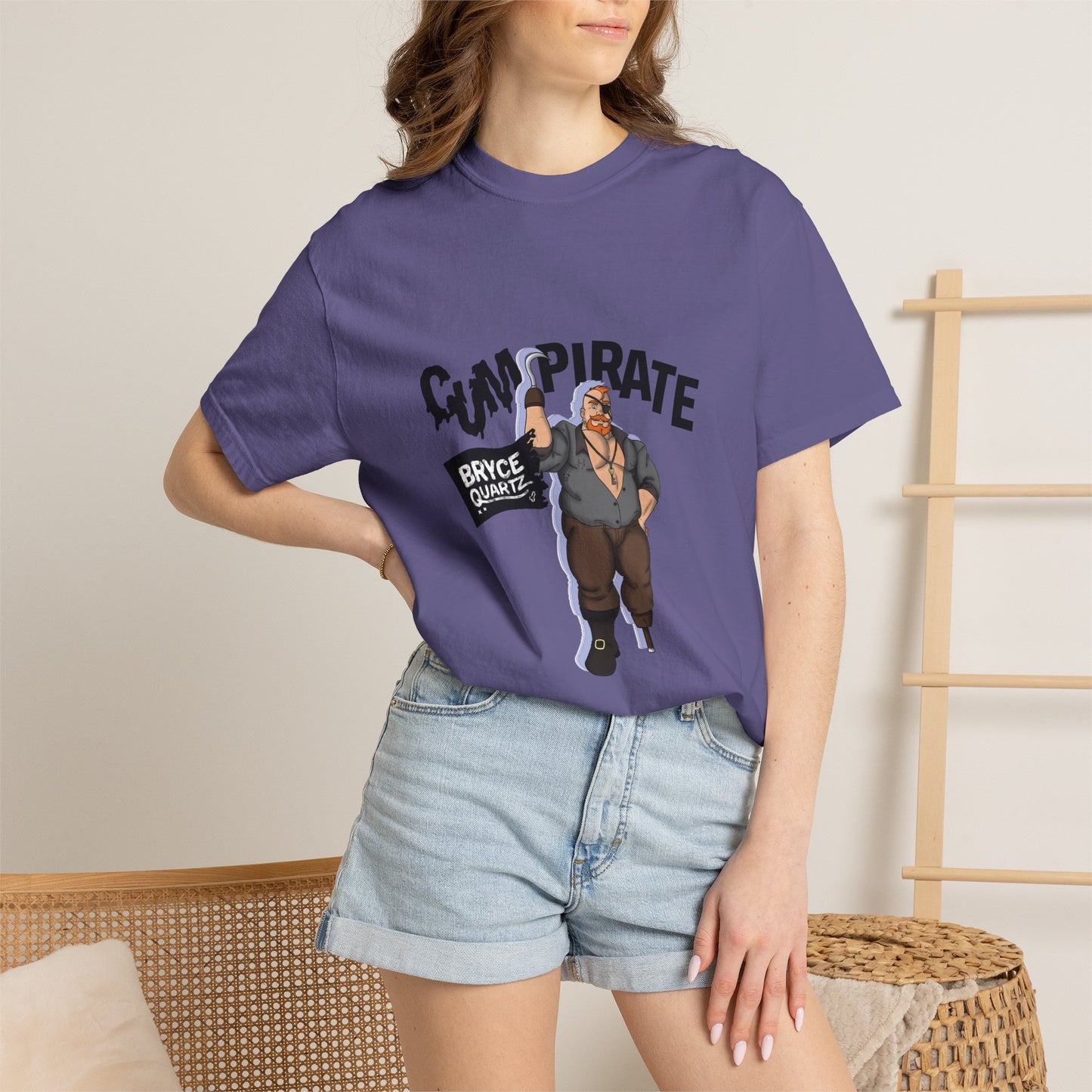 Alt-Cum Pirate Graphic T-Shirt