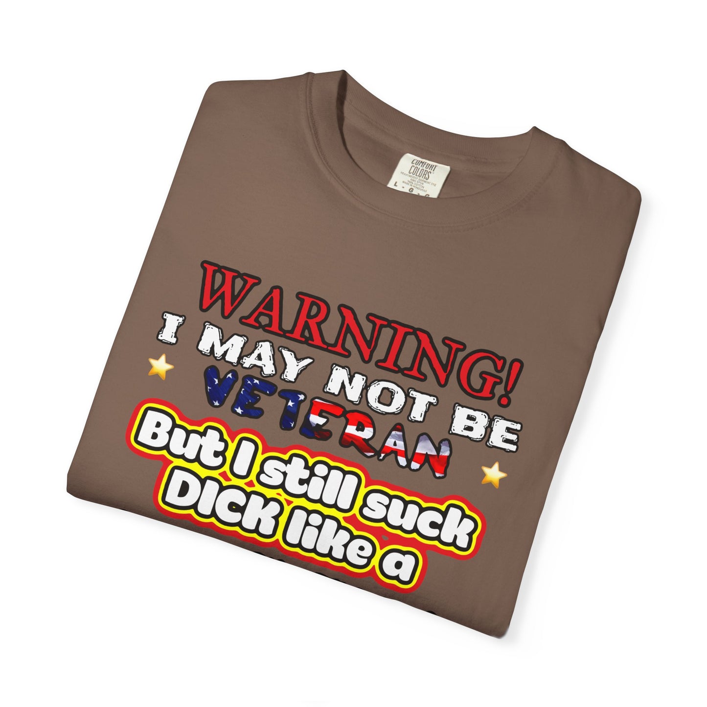 WARNING! Horny Veteran Graphic T-Shirt