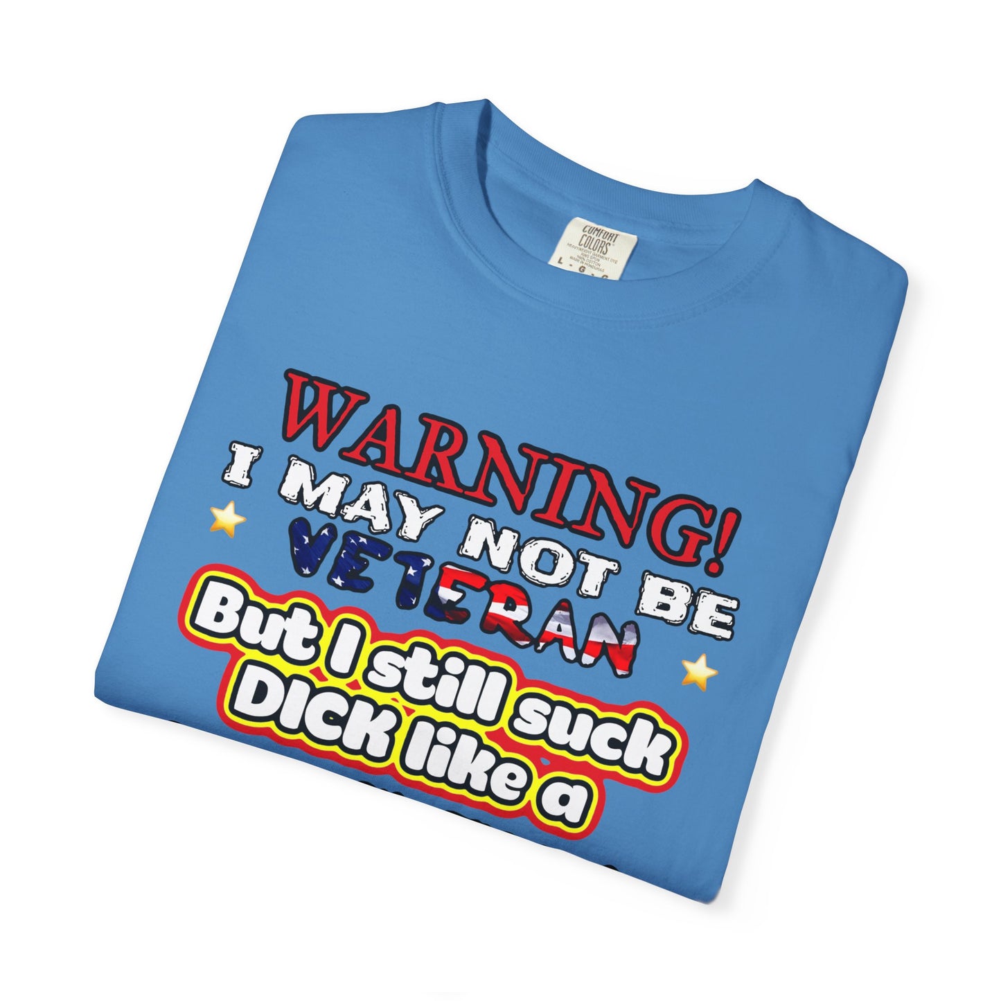 WARNING! Horny Veteran Graphic T-Shirt