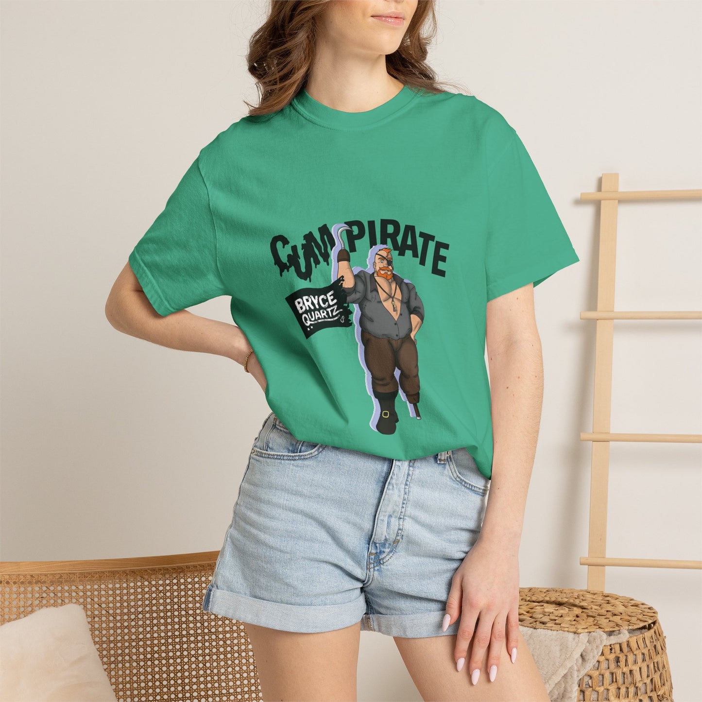 Alt-Cum Pirate Graphic T-Shirt
