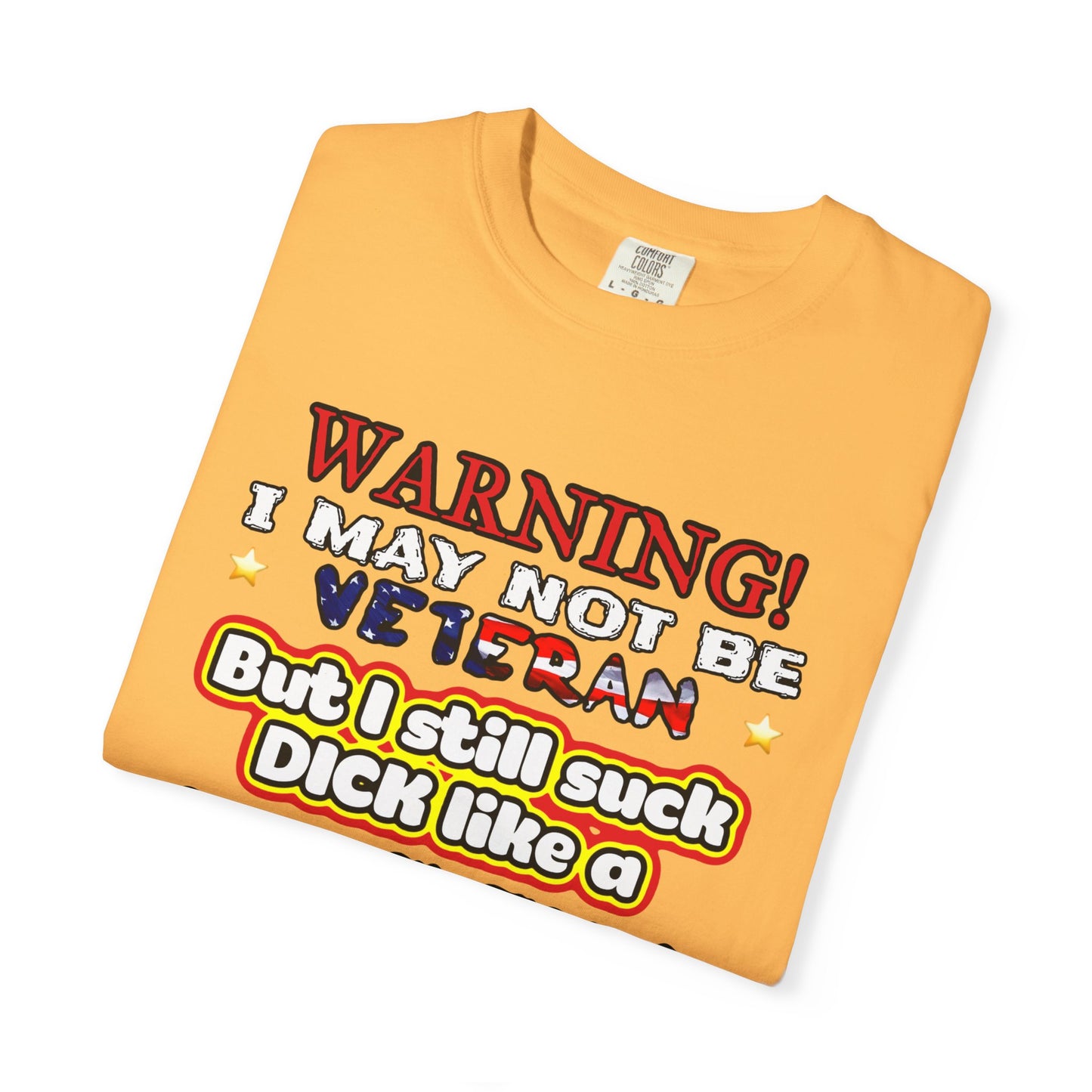 WARNING! Horny Veteran Graphic T-Shirt