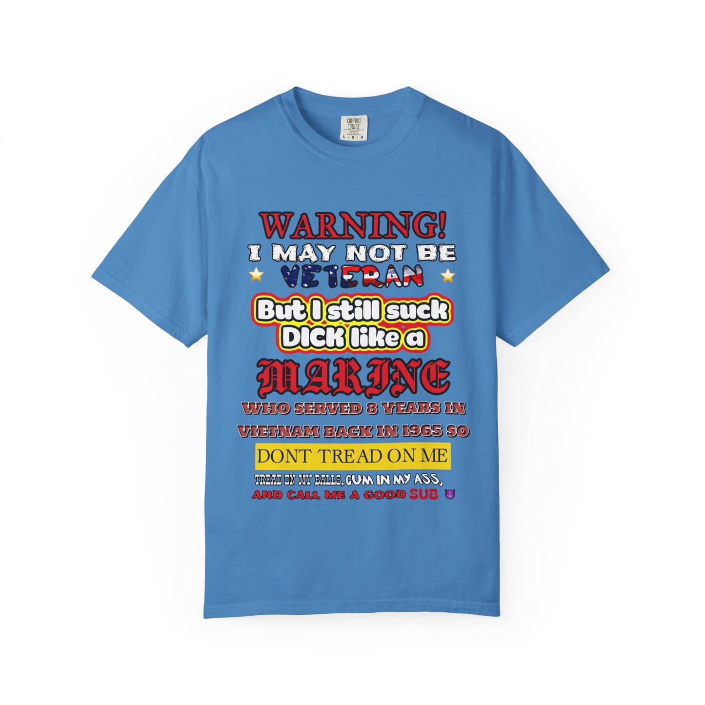 WARNING! Horny Veteran Graphic T-Shirt