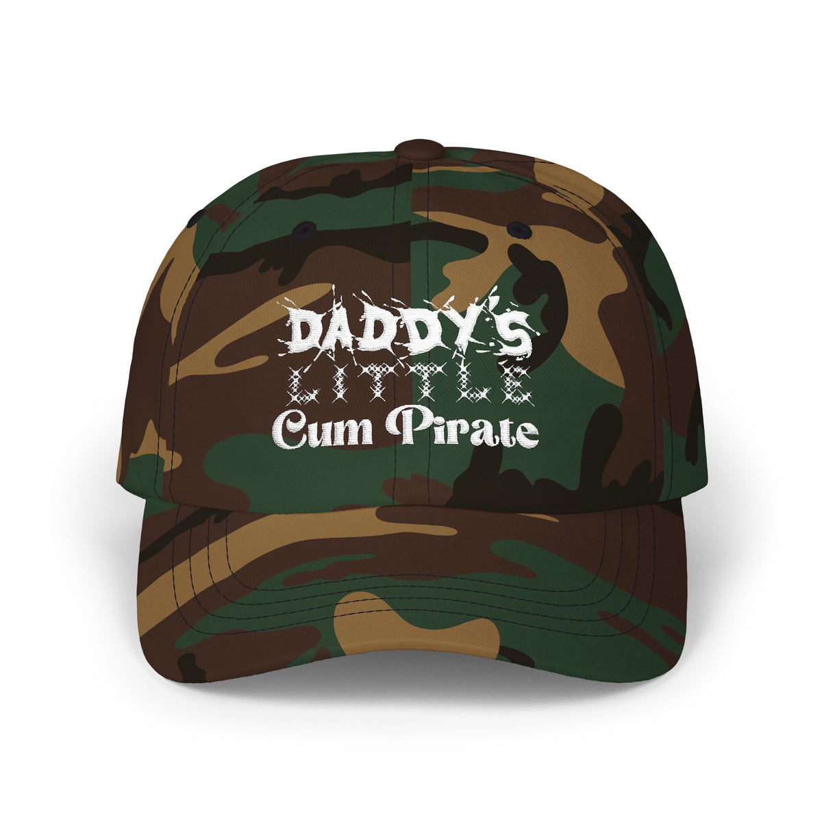 Dad's Lil Cum Pirate Cap (Embroidered)