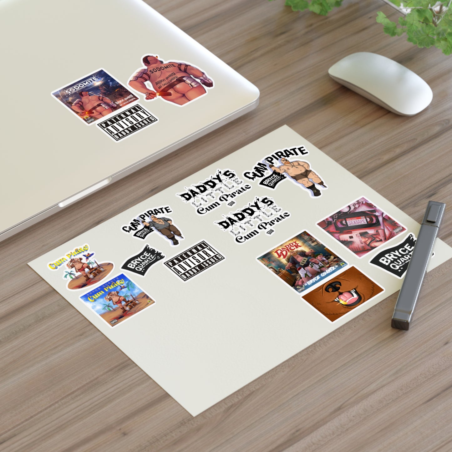 Bryce Quartz Sticker Set