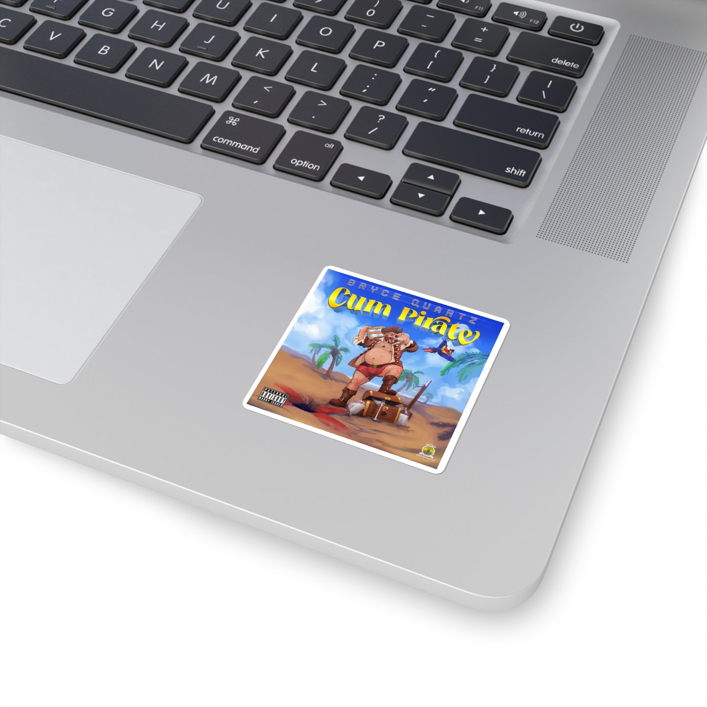Cum Pirate Cover Art Sticker