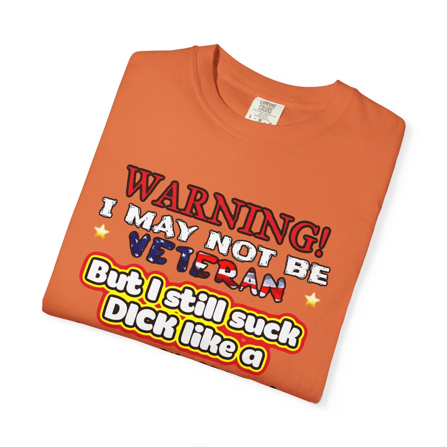 WARNING! Horny Veteran Graphic T-Shirt