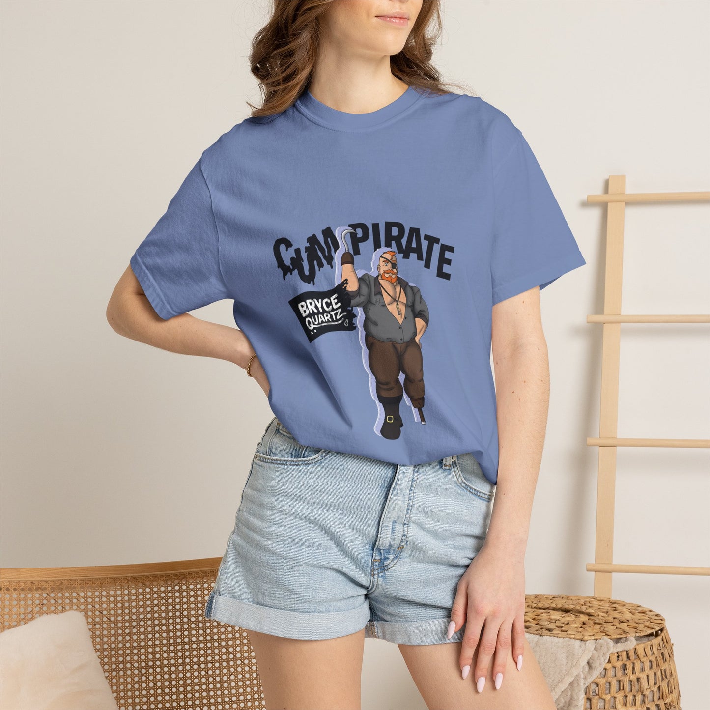 Alt-Cum Pirate Graphic T-Shirt