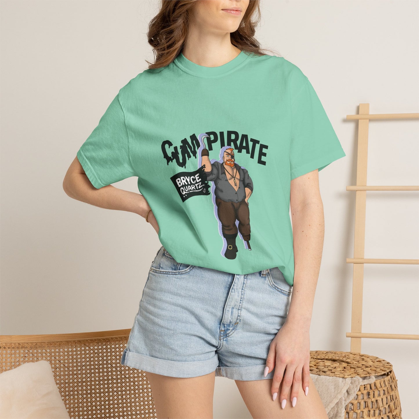 Alt-Cum Pirate Graphic T-Shirt