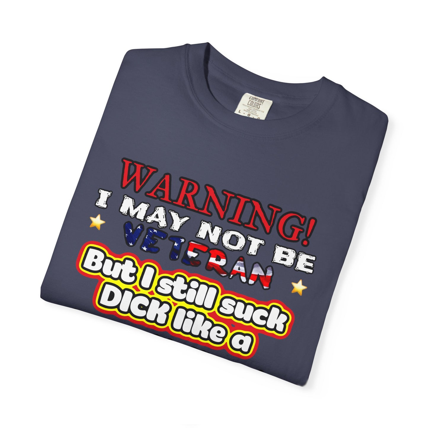 WARNING! Horny Veteran Graphic T-Shirt