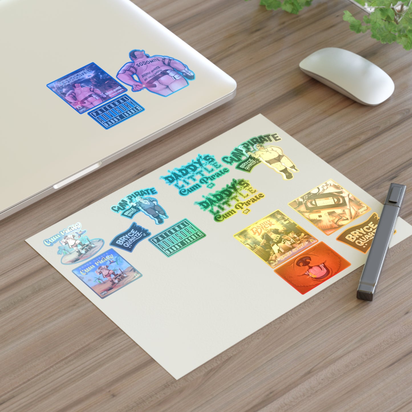 Bryce Quartz Sticker Set