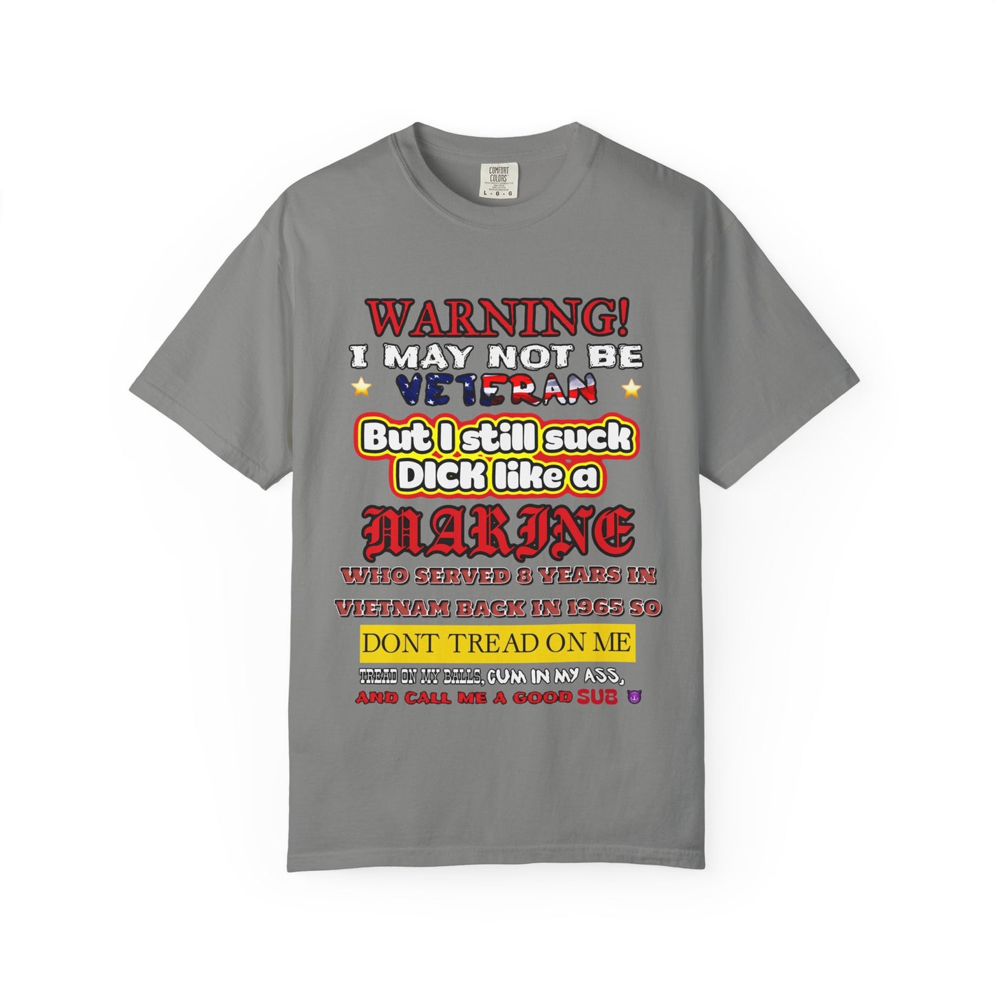 WARNING! Horny Veteran Graphic T-Shirt