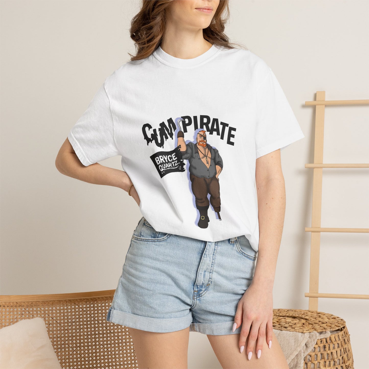 Alt-Cum Pirate Graphic T-Shirt