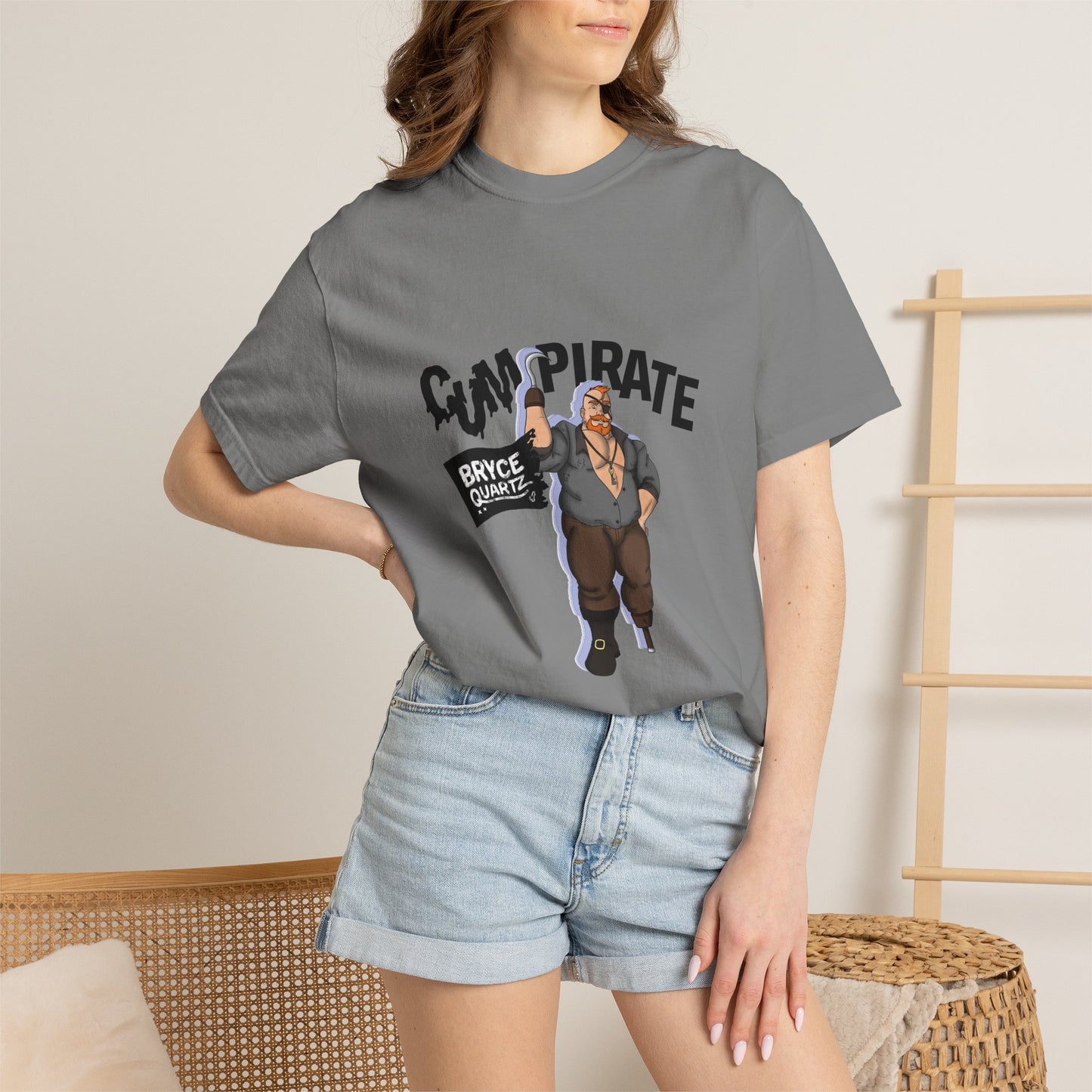 Alt-Cum Pirate Graphic T-Shirt