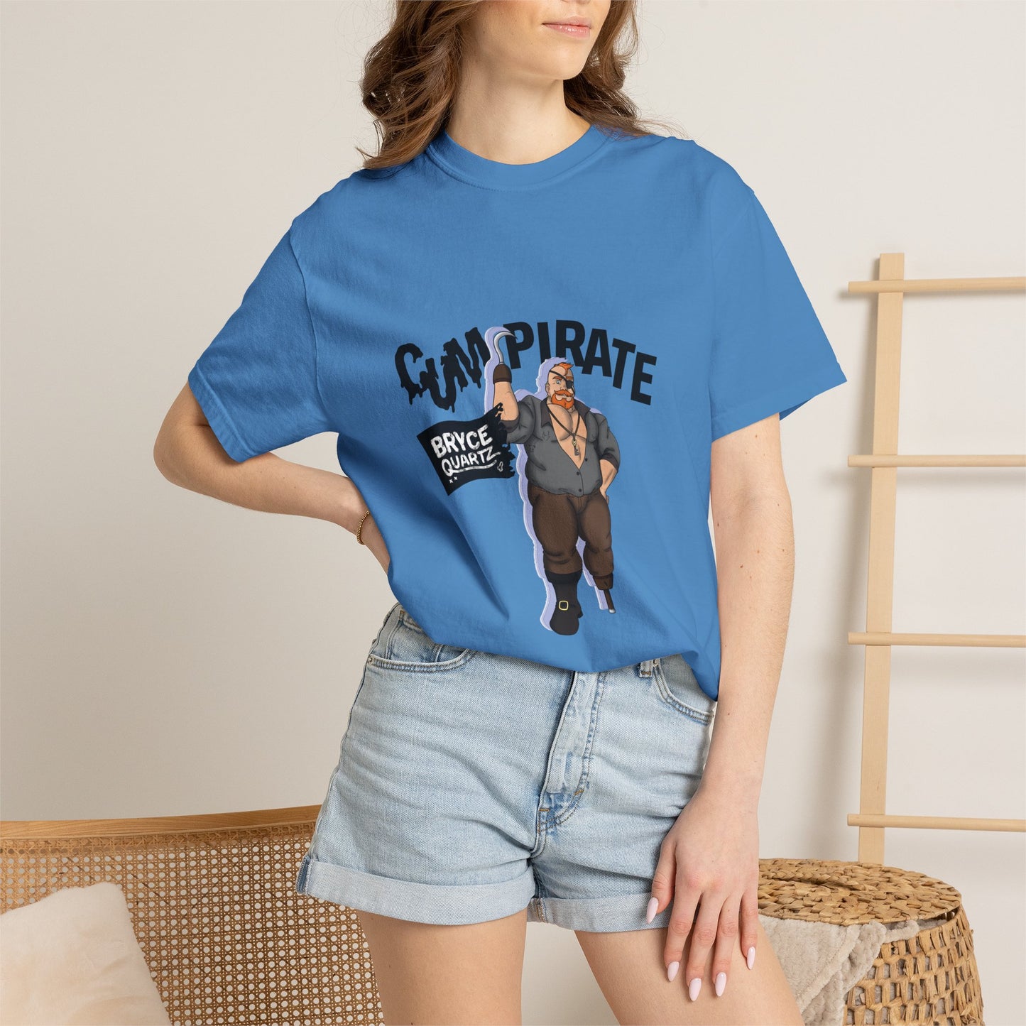 Alt-Cum Pirate Graphic T-Shirt
